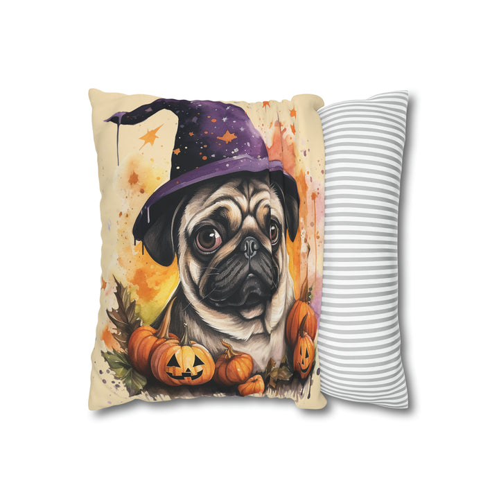 What a Witch Pug Throw Pillow Pug Life