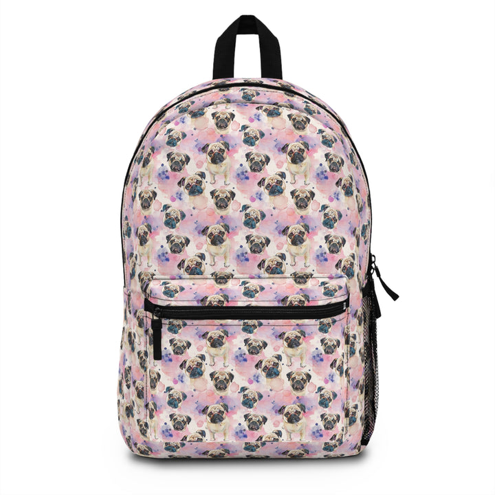 Adorable Watercolor Pug Children's Backpack