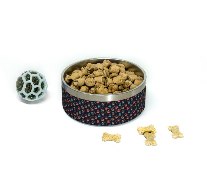 Space Pug Small Dog Bowl