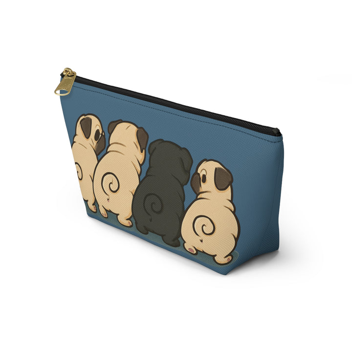 Pug Butt Party Accessory Pouch — Cute Pugs Makeup & Pencil Bag