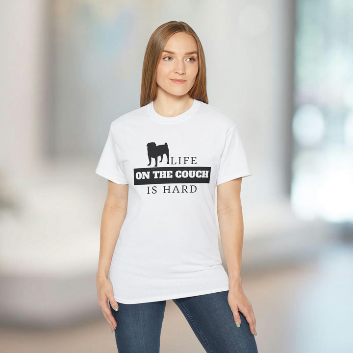 Life on the Couch is Hard Tee Shirt in Multiple Colors