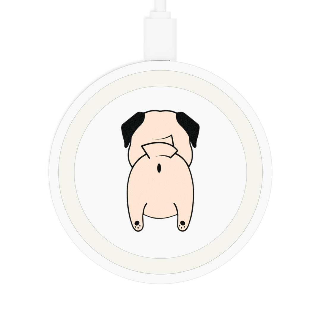 Pug Butt Quake Wireless Charging Pad (Personalize It!)