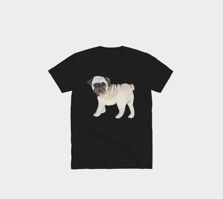 Puppy Pug Life Seamless Body T-Shirt