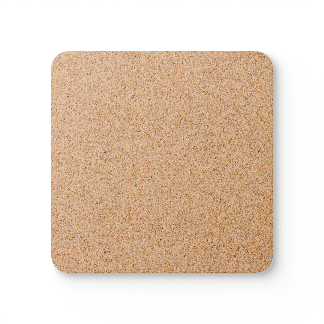 Art Deco Pug Corkwood Coaster