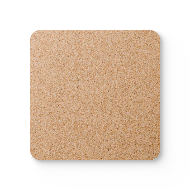Art Deco Pug Corkwood Coaster