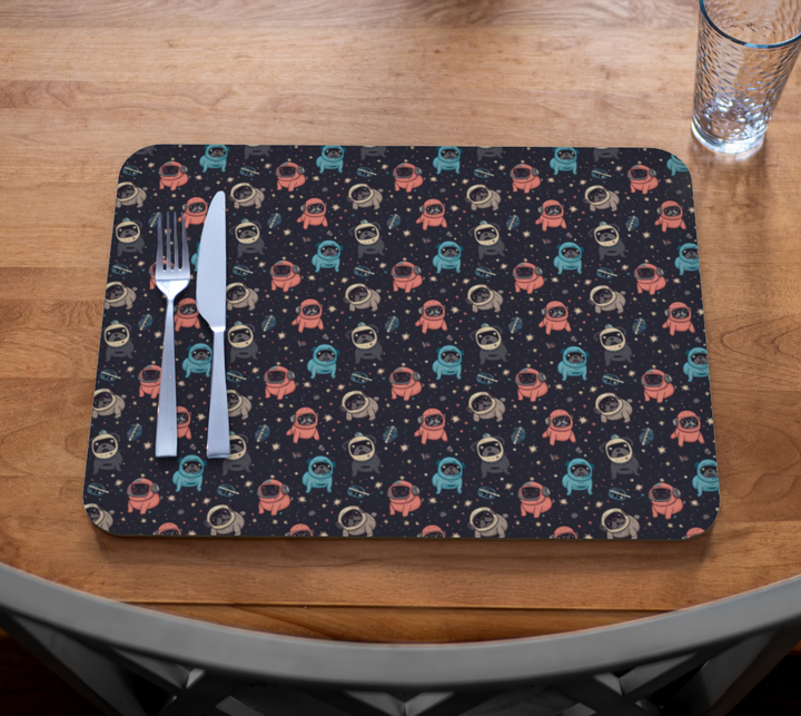 Space Pug Placemats