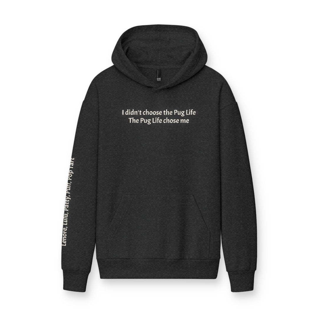 Personalized Pug Life Glitter Hoodie