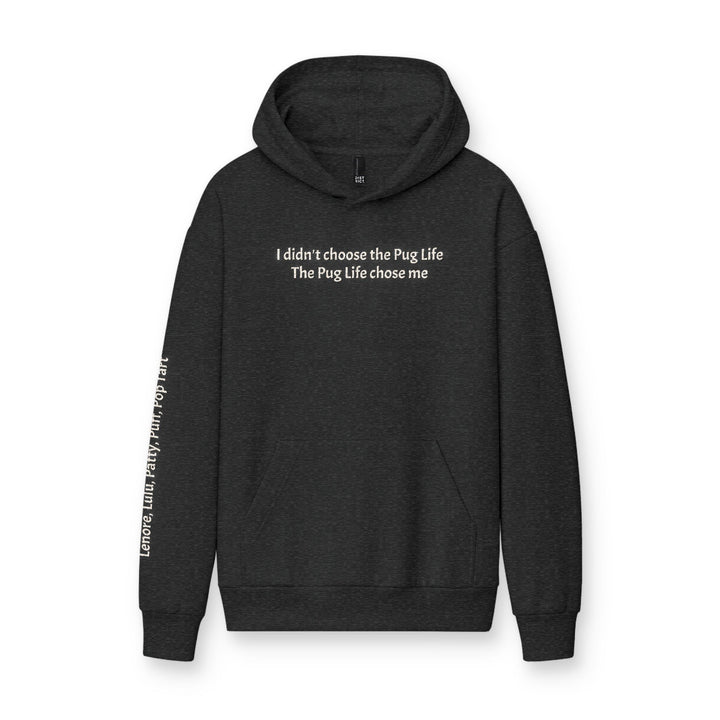 Personalized Pug Life Glitter Hoodie