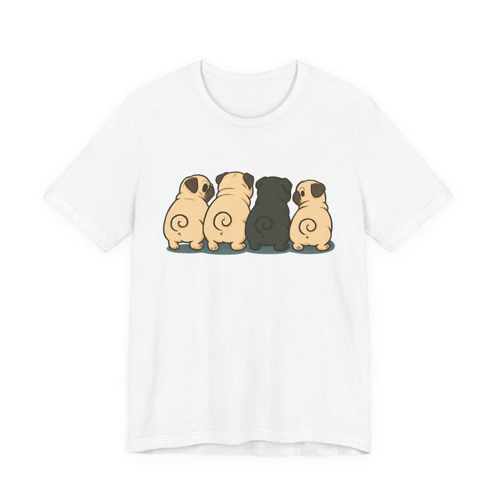 Express Shipping | Pug Butt Lineup T-Shirt