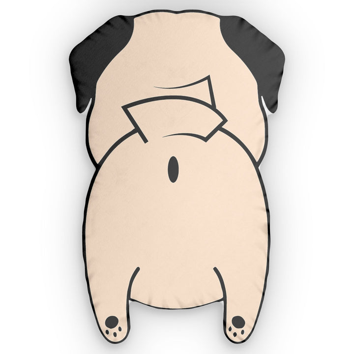 Pug Butt Shaped Pillows (Limited Clearance Inventory)