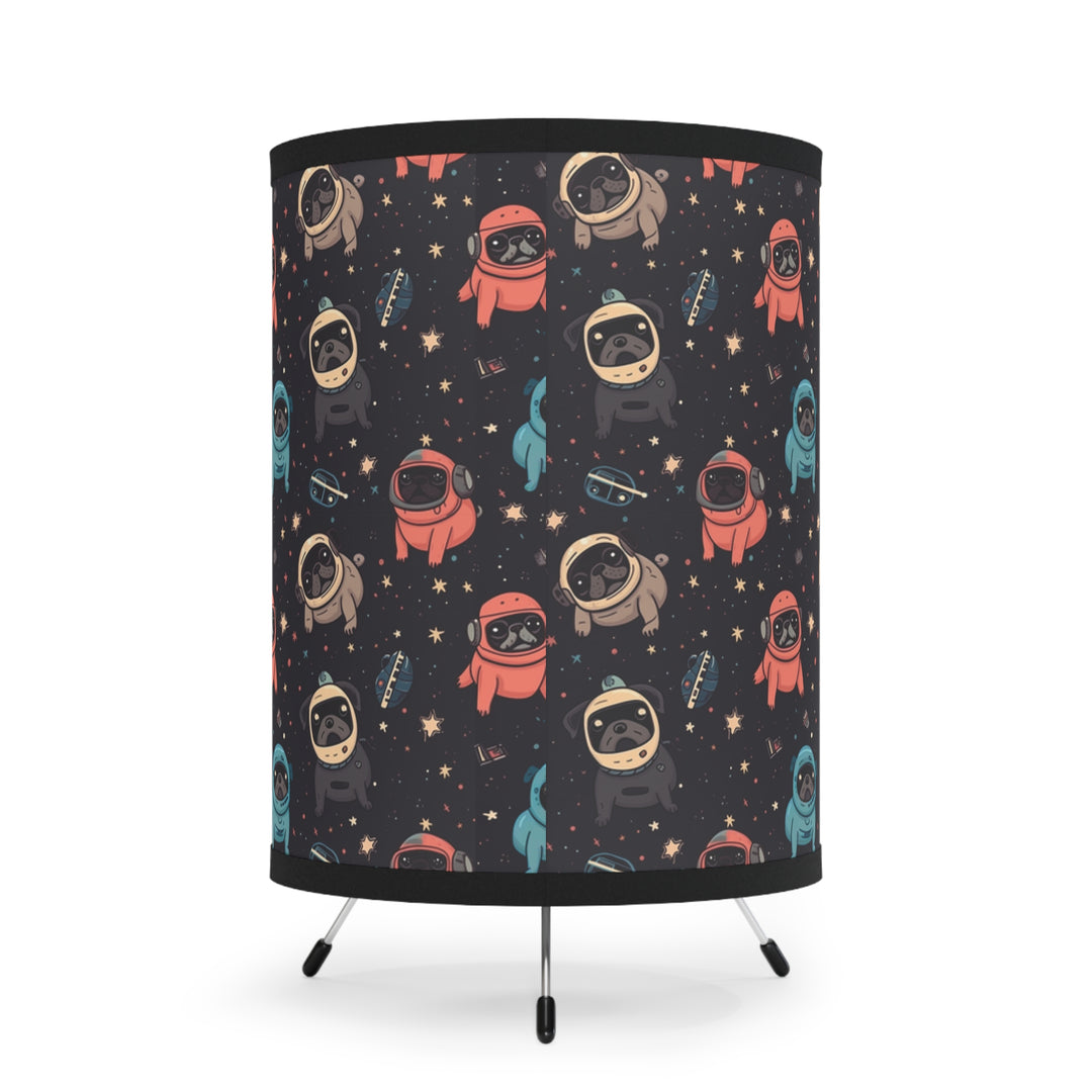 Space Pug Tripod Lamp