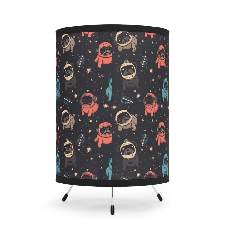 Space Pug Tripod Lamp