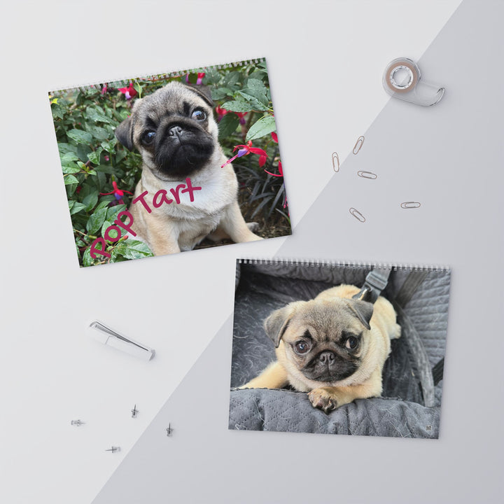 Pop Tart Pug Puppy 2027 Wall Calendar
