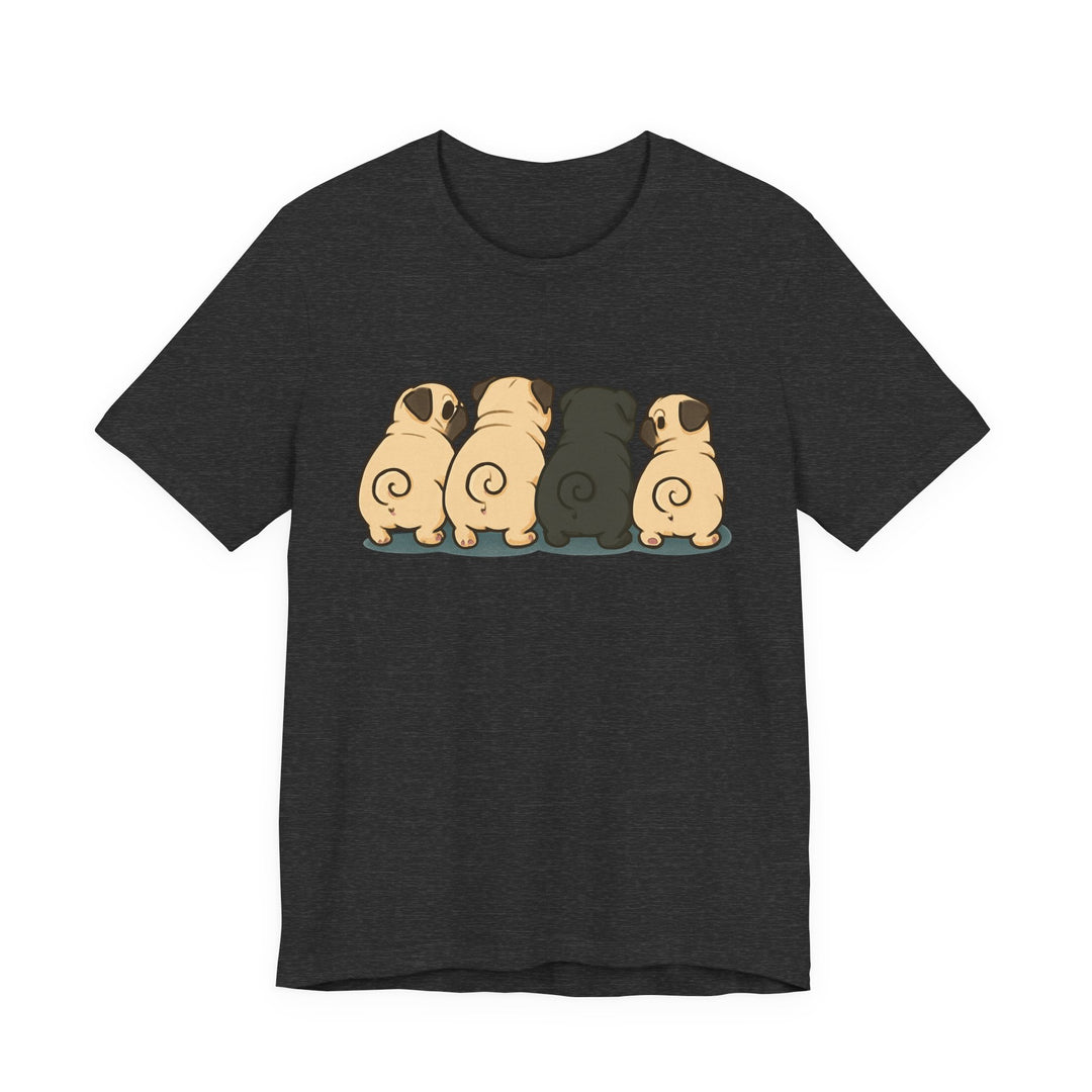 Express Shipping | Pug Butt Lineup T-Shirt