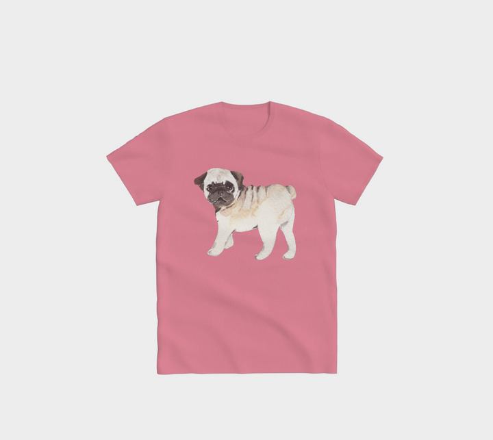 Puppy Pug Life Seamless Body T-Shirt