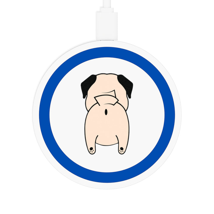 Pug Butt Quake Wireless Charging Pad (Personalize It!)