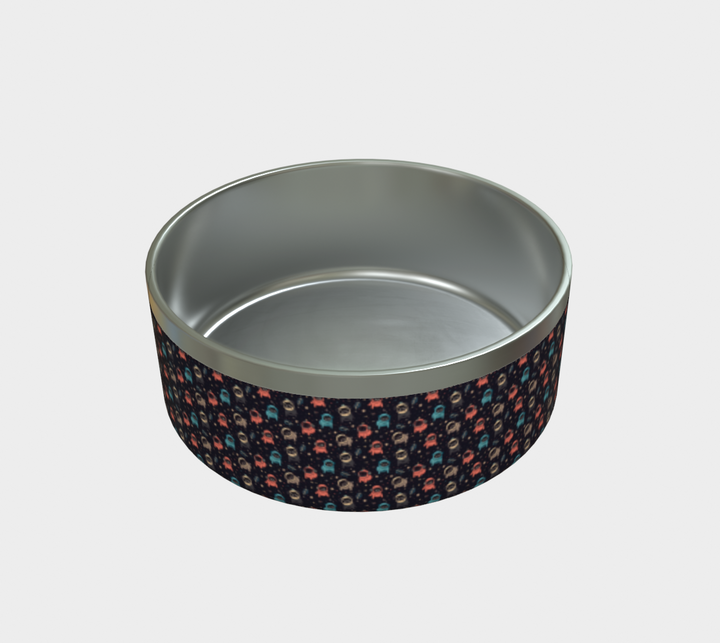 Space Pug Small Dog Bowl