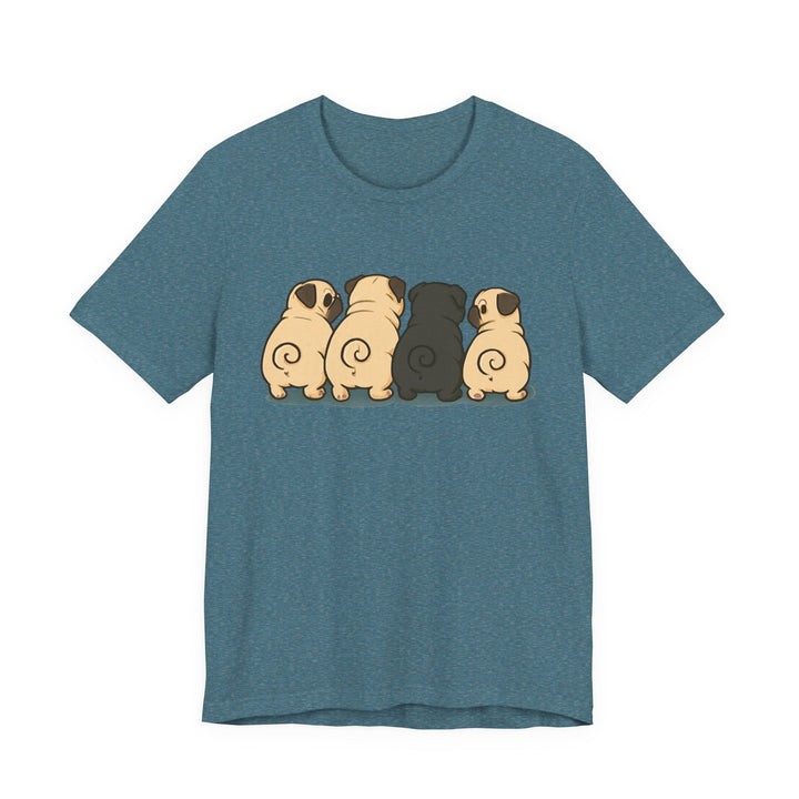 Express Shipping | Pug Butt Lineup T-Shirt