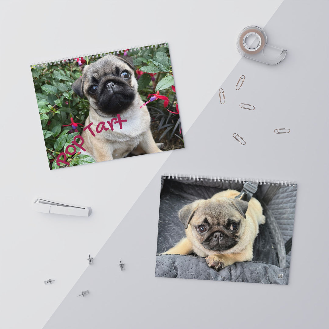 Pop Tart Pug Puppy 2027 Wall Calendar