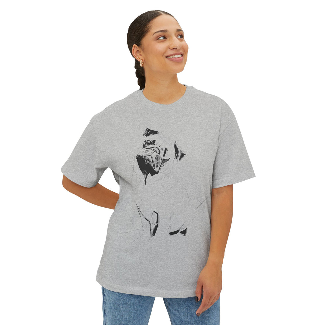 One Eyed Pug Oversized Boxy Tee