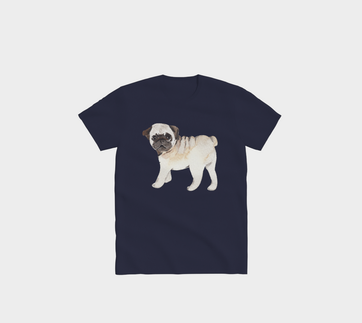 Puppy Pug Life Seamless Body T-Shirt