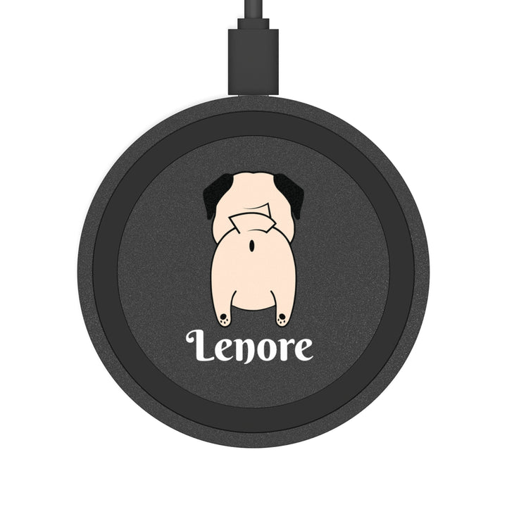 Pug Butt Quake Wireless Charging Pad (Personalize It!)