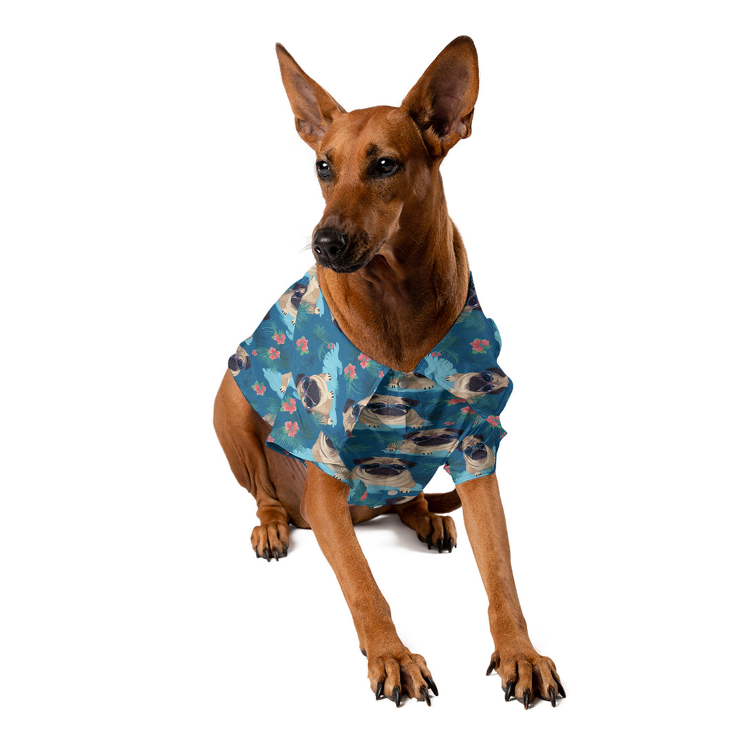 Dreamy Clouds Pet Aloha Shirt