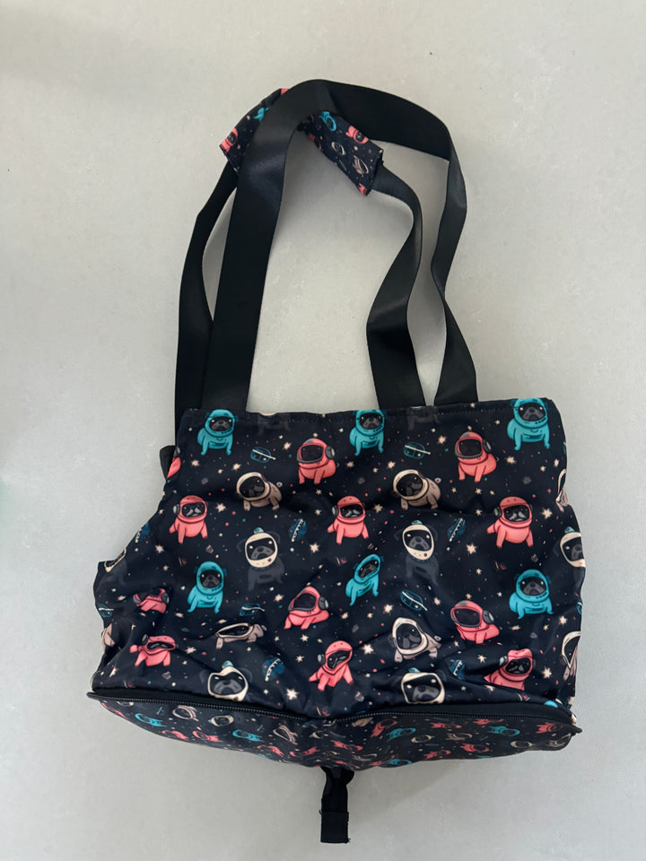 Space Pug Pet Tote