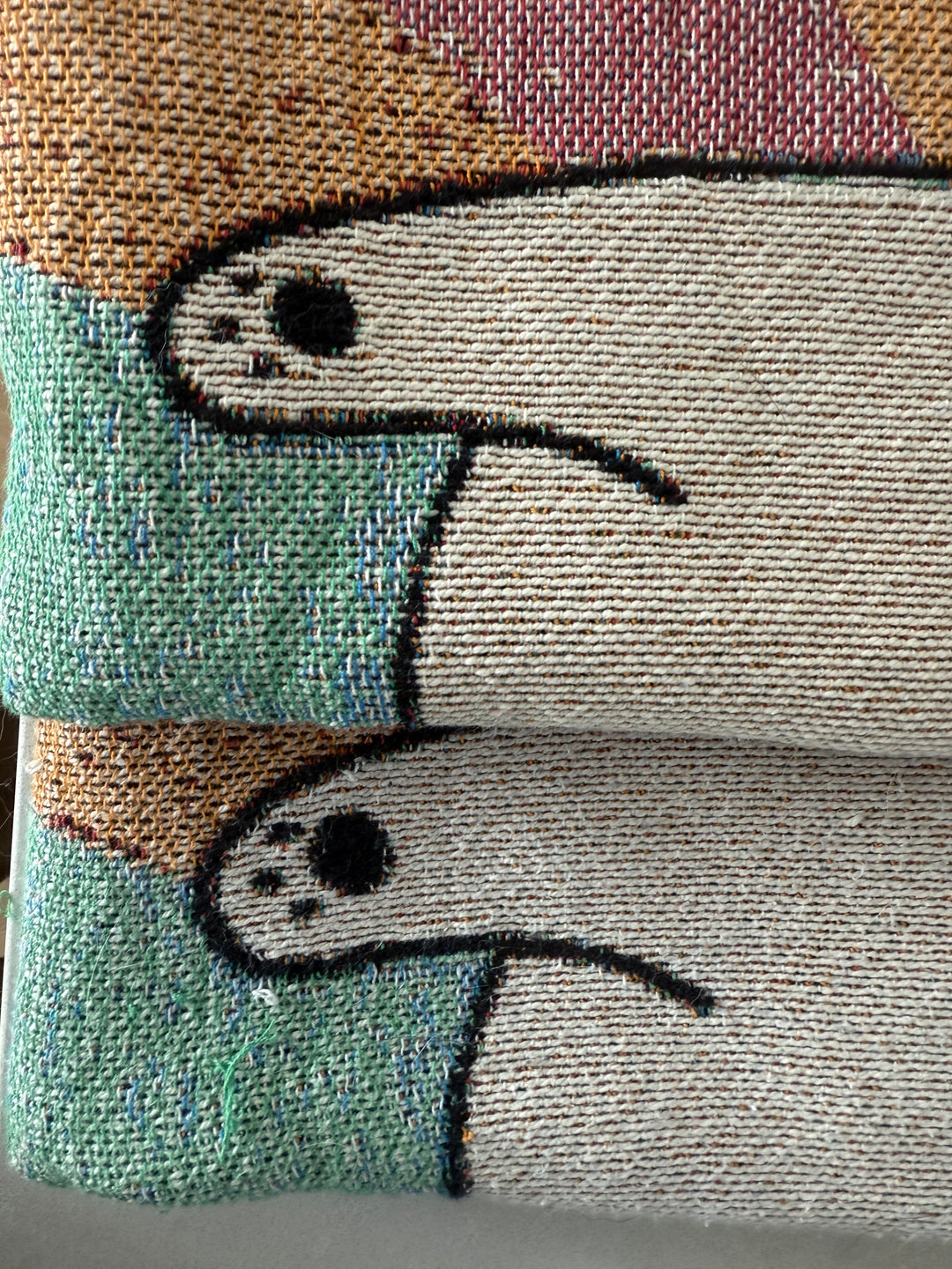 Burst of Pug Butt Woven Blanket