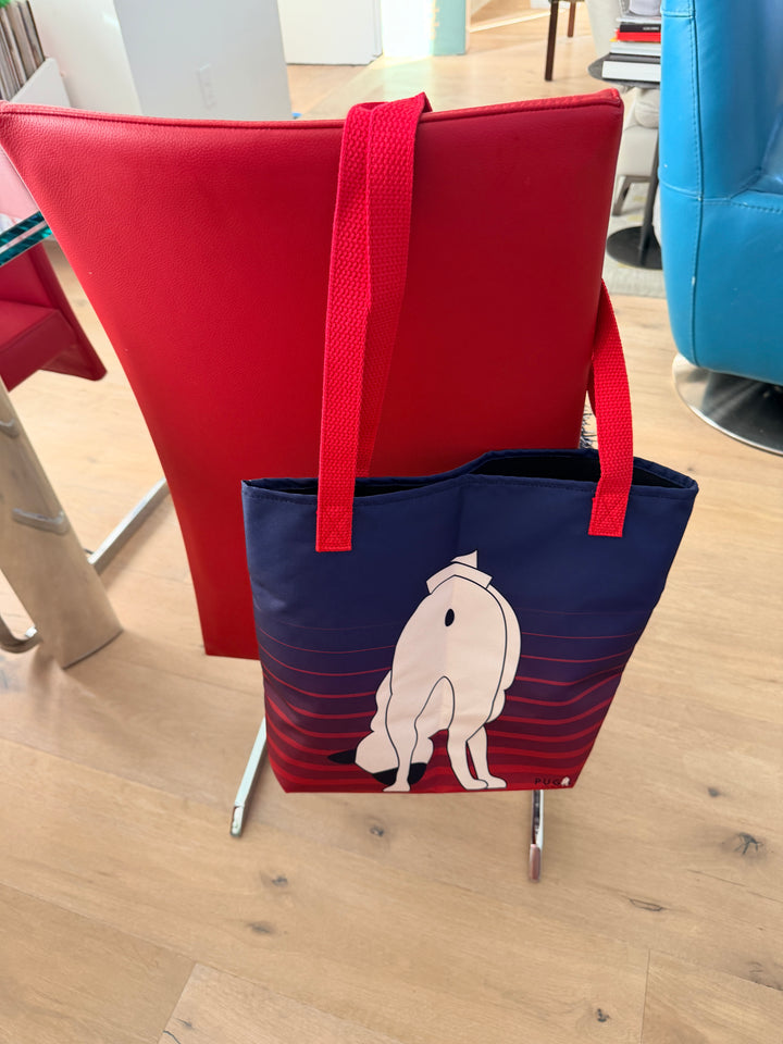 Chewie Pug Butt Canvas Tote Bag