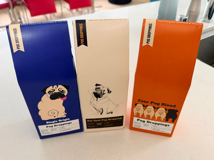 Four Pug Blend Pug Droppings Coffee Blend (Medium Roast)