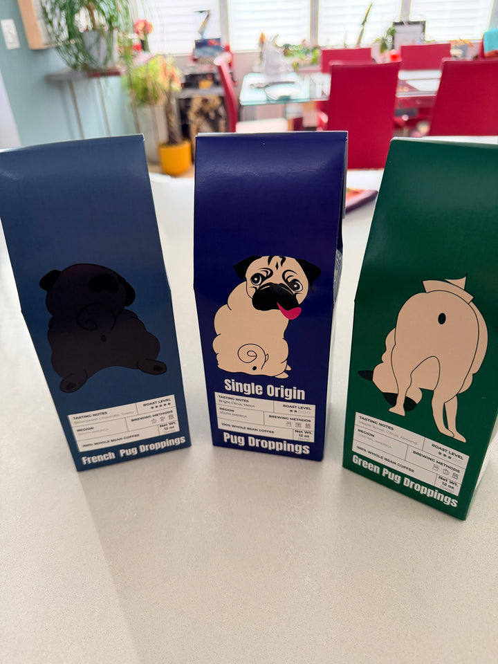 Green Pug Droppings Coffee Blend (Medium Roast)