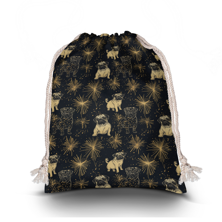 Star Pug Gift Sack