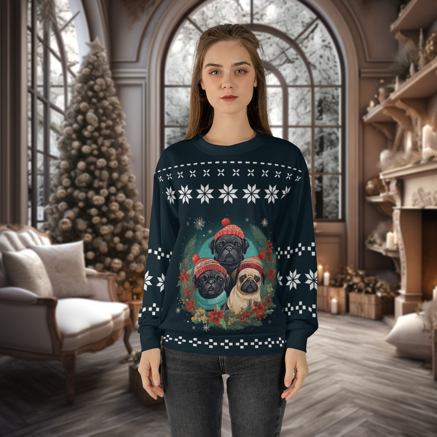Pull and bear christmas 2025 sweater