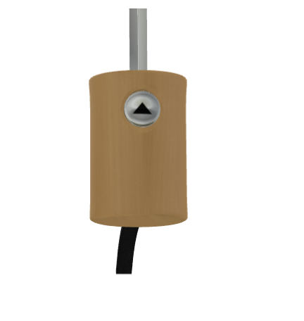 Tropical Kaleidoscope Pug Butt Umbrella