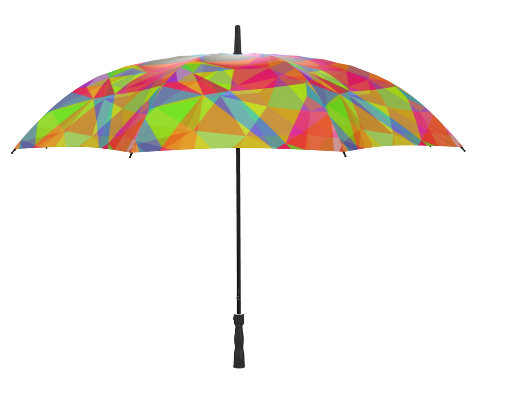 Neon Kaleidoscope Umbrella