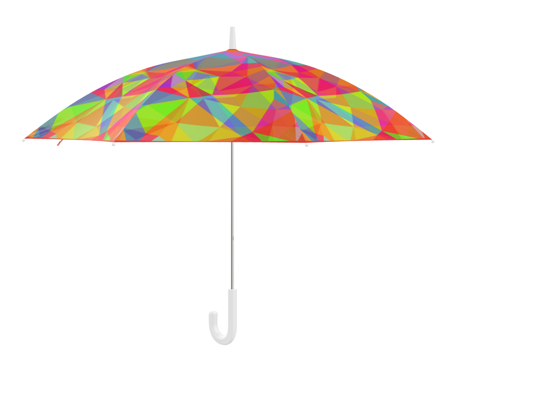 Neon Kaleidoscope Umbrella