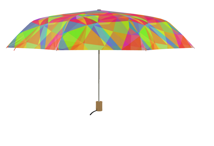 Neon Kaleidoscope Umbrella