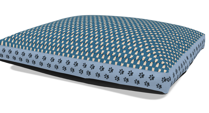 Luxury Pug Butt Dog Bed
