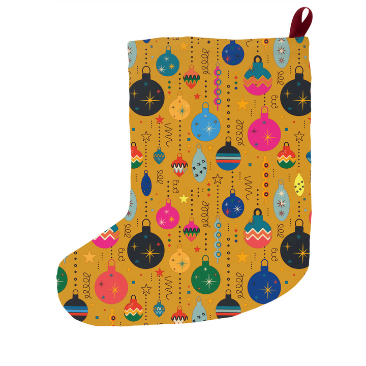 Pug Christmas Bulb Personalized Stocking