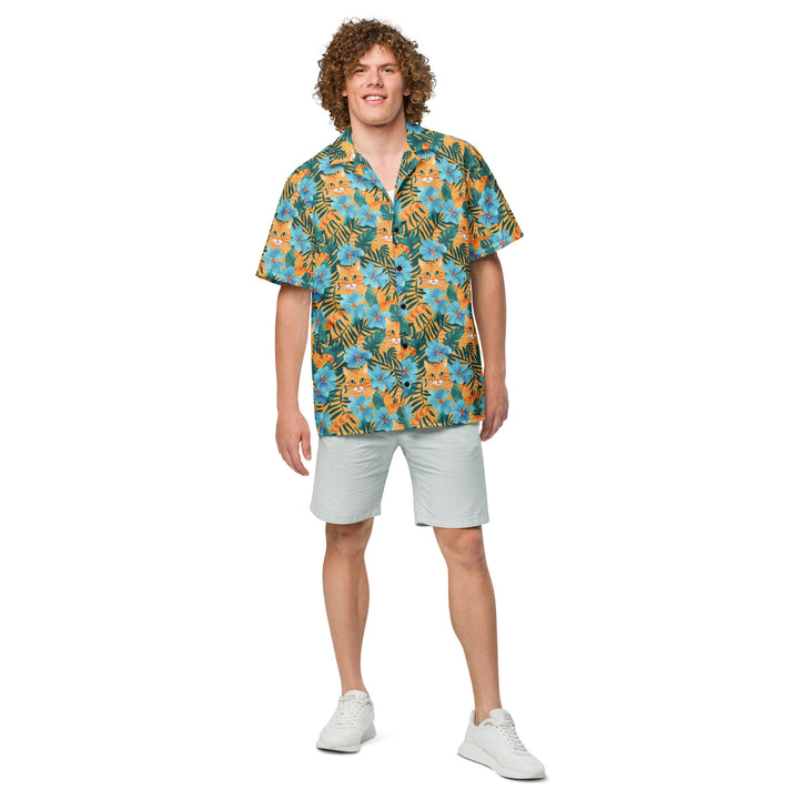 The Arlowe All the Tails Recycled Polyester Aloha Shirt