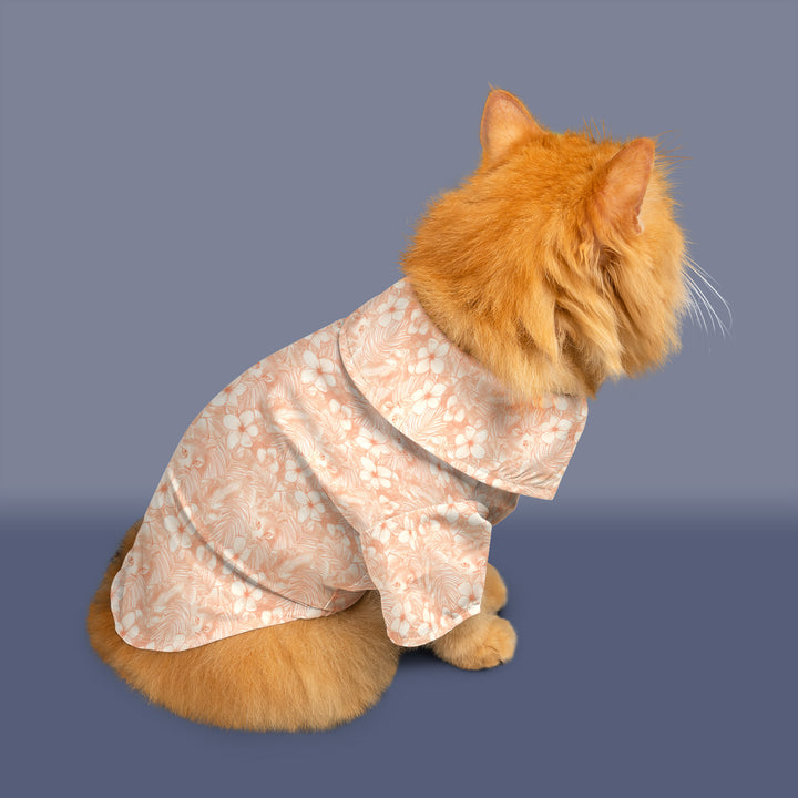 Orange Cat Pet Aloha Shirt