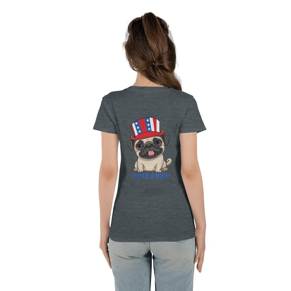 Childless Pug Lady for Kamala Women's Tee Shirt