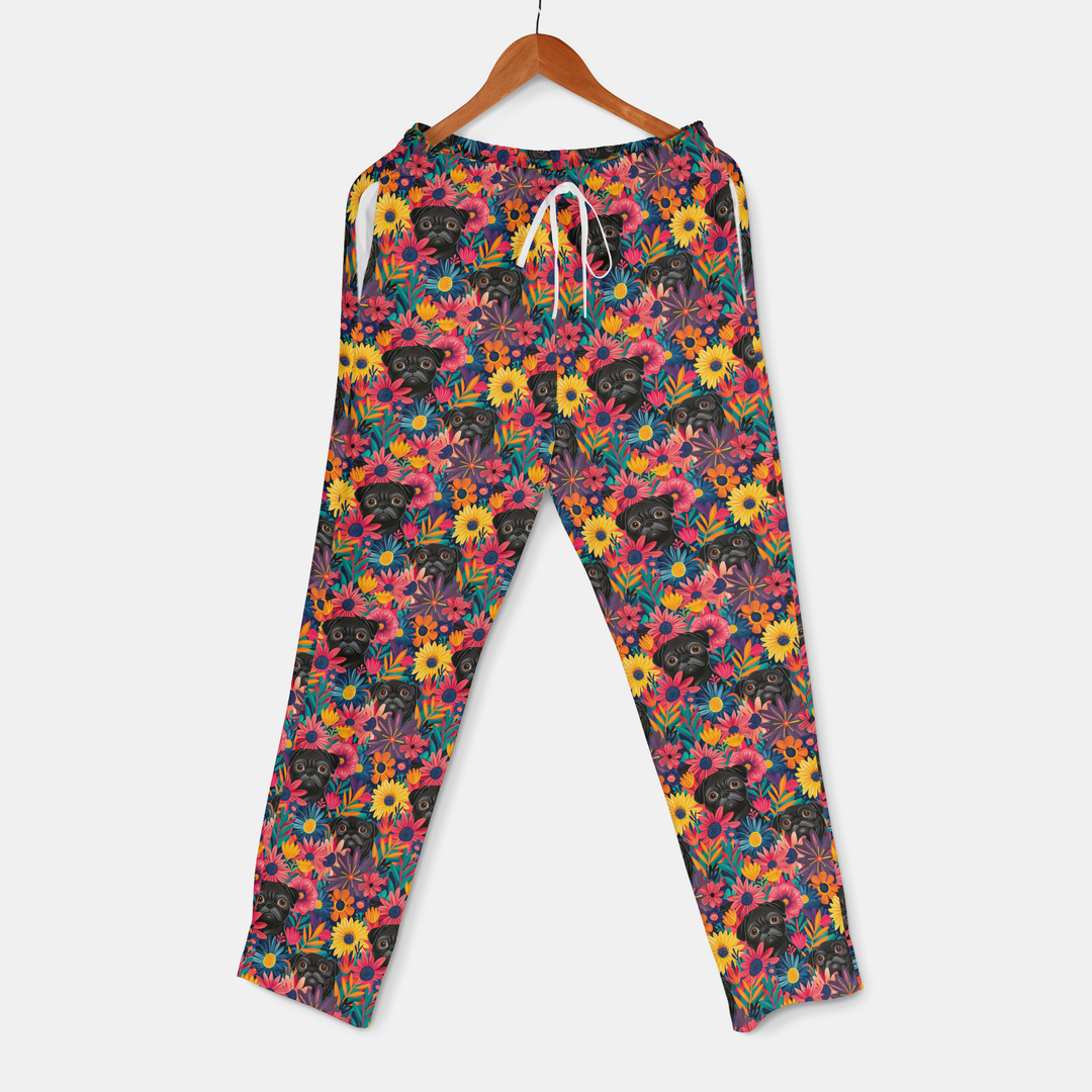 Summer Puggin' Black Pug Classic Pajamas