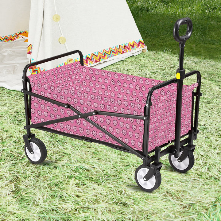 Kawaii Hearts Wagon Dog Cart