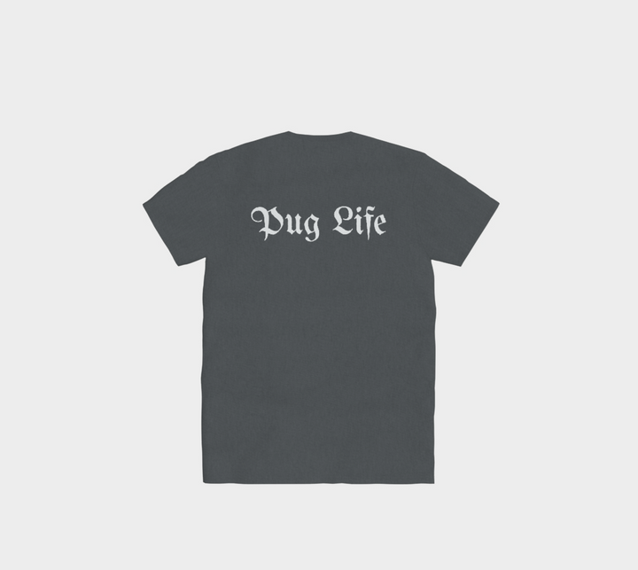 Graffiti Pug Life Seamless Body T-Shirt