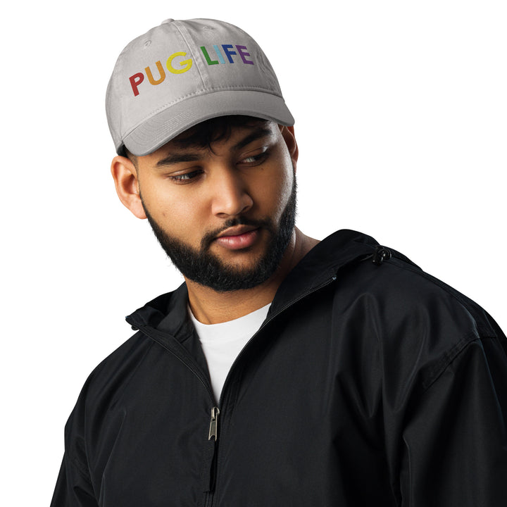 Pug Life embroidered Champion dad hat