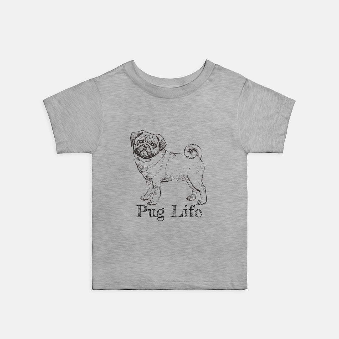 Pug Life Sketchy Toddler Tee