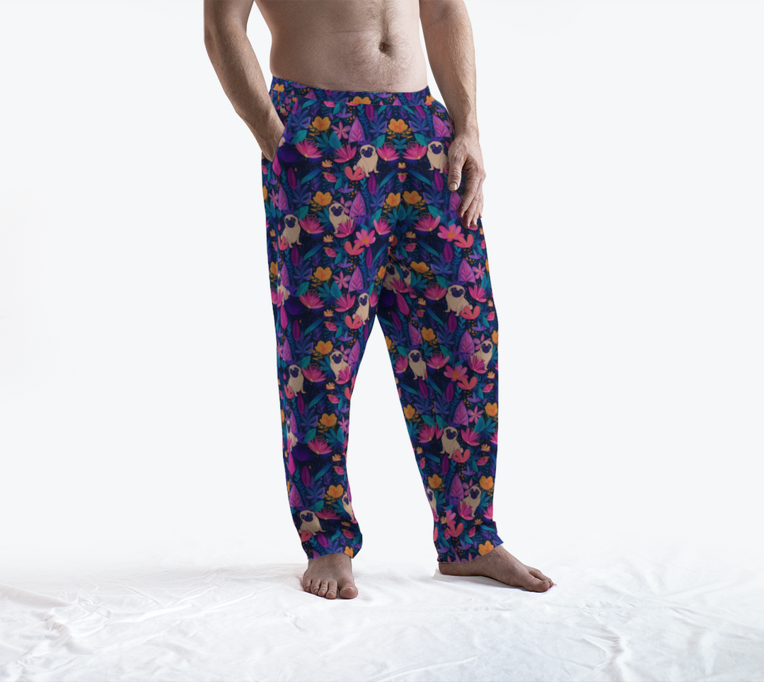 Purple Pug Haze Lounge Pants