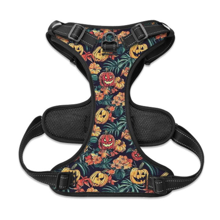 Halloween Pumpkin Dog Harness